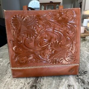 Patricia Nash Toscano tote bag NWT Leather